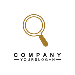 Magnifying glass line icon, outline vector sign, Search symbol, logo illustration.