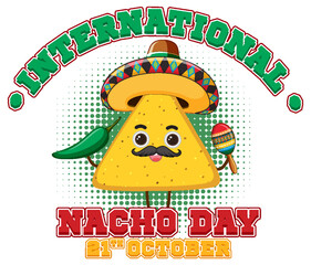 International Nacho Day Poster Design