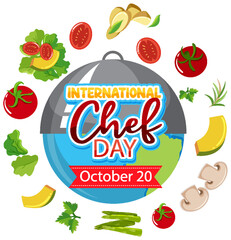 International Chef Day Poster Design