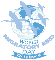 World Migratory Bird Day Banner Concept