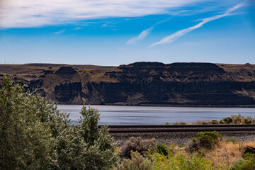 Train Tracks above Wallula