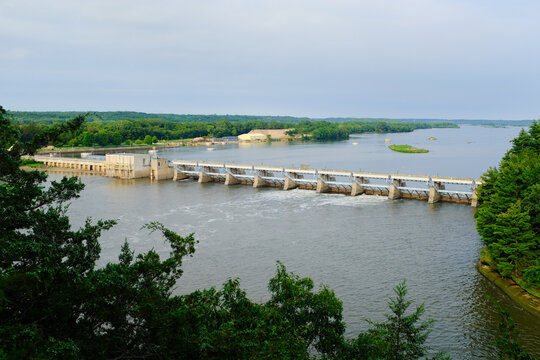 River with dam