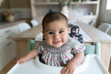 Baby In High Chair