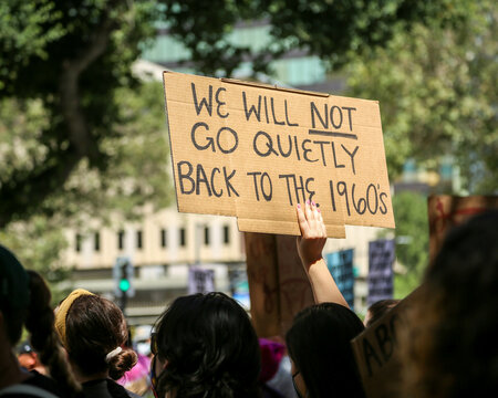 People Protestion Abortion Rights