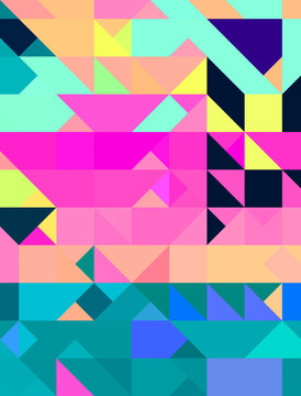 Clean, geometric, psychedelic background