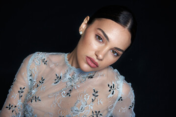 Close Up Beauty Portrait