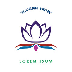 the flower logo depicts rural activities that are familiar with togetherness
