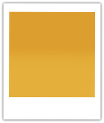 Yellow orange background polaraid. Photo frame isolated on orange background.