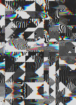 RGB glitch background / collage