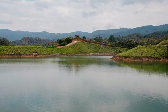 Dam landscape