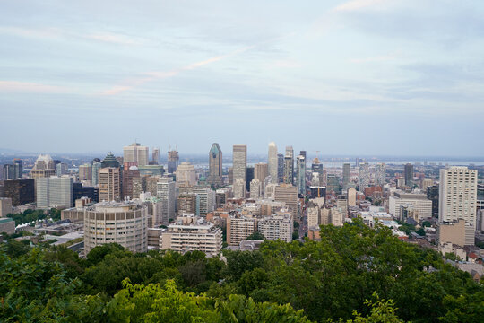 Montreal view dusk