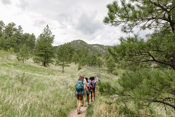 Group on a hike
