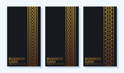 Luxury vintage greeting card with border motif © Zein Republic Studio