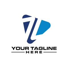 media seven and L logo template, media seven and L logo elements