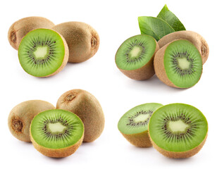 Kiwi isolated on white background