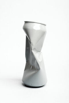 Crumpled can