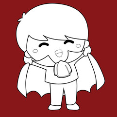 Halloween and Kids Digital Stamp