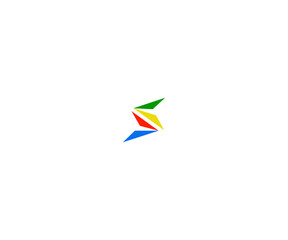 Fototapeta na wymiar Business corporate letter S logo design vector. Colorful letter S logo vector template. Letter S logo for technology.