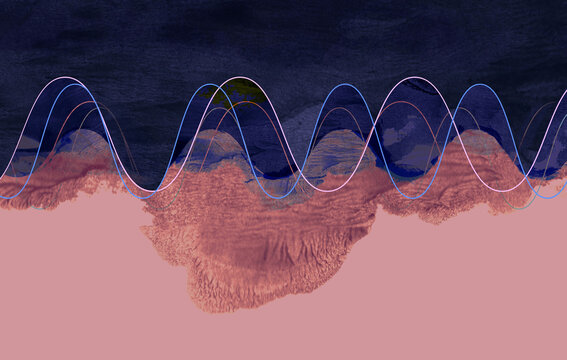 Deep Sound Waves Illustration