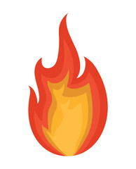 colored flame design