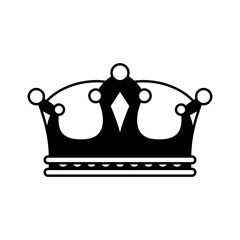 Crown isolated on white background