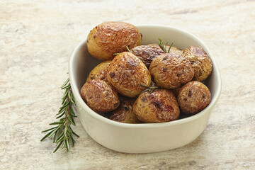 Roasted baby potato with rosemary