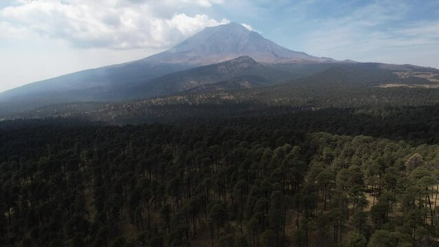 Popocatepetl Active Volcano Mexico 