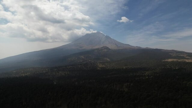 Popocatepetl Active Volcano Mexico 