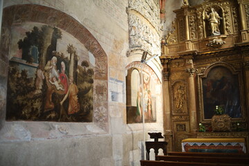 La cathédrale Saint Etienne, vue de l'intérieur, ville de Cahors, département du Lot, France