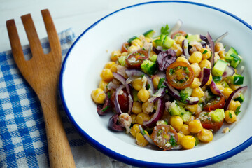 Cod with cauliflower. Typical recipe from the basque country.