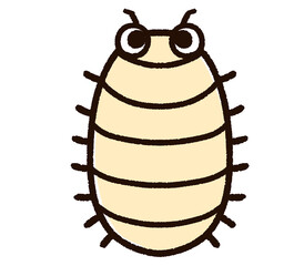 アルビノのダンゴムシのキャラクター