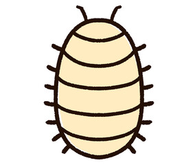 アルビノのダンゴムシのキャラクター