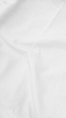 Obraz premium Organic Fabric cotton backdrop White linen canvas crumpled natural cotton fabric Natural handmade linen top view background organic Eco textiles White Fabric linen texture