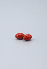 a supplement that promises to improve your health -Softgel Capsules , pill , tablets ..