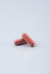 A supplement that promises to improve your health -Softgel Capsules , pill , tablets ..