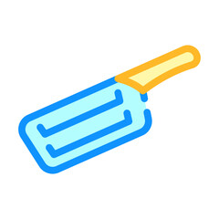 cabbage knife color icon vector. cabbage knife sign. isolated symbol illustration