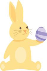 Obraz premium Kid rabbit icon cartoon vector. Animal chocolate. Cute egg