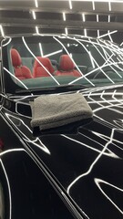 Microfiber cloth for wiping the car