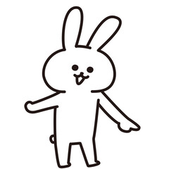 色加工ok うさぎ素材No.19 こっち_下