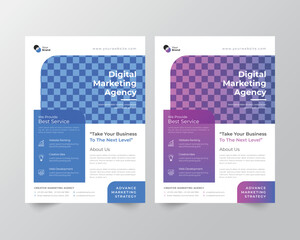  creative corporate multipurpose minimal official business advertising magazine poster flyer with creative corporate trendy geometric shape template print design