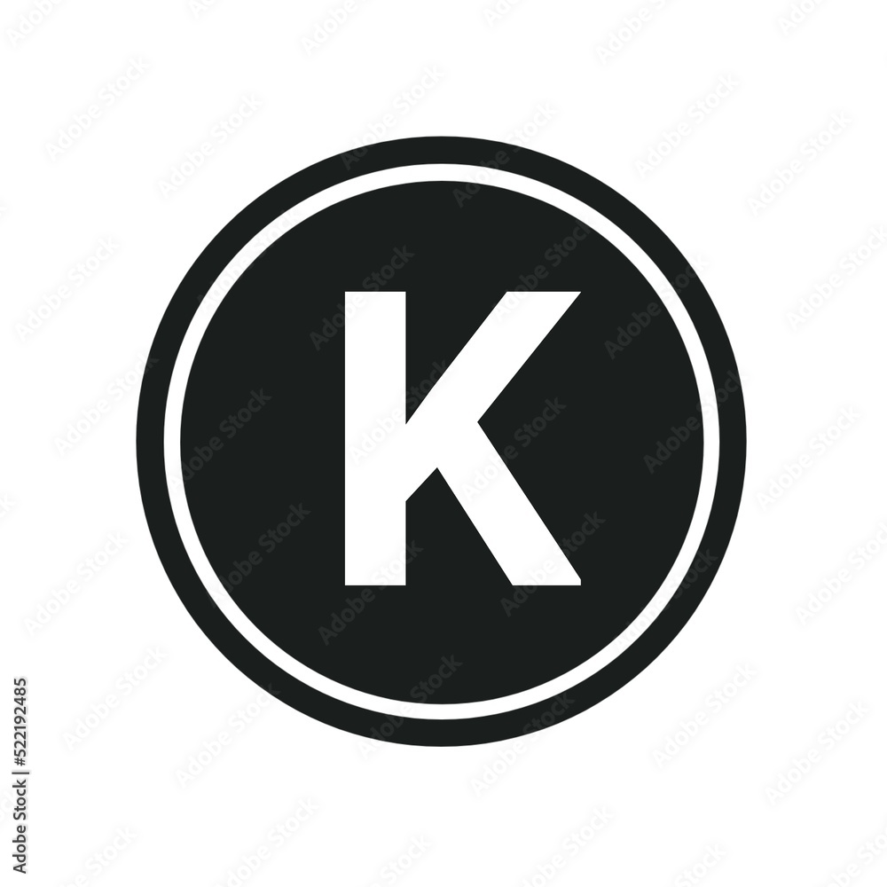 Canvas Prints Alphabet letter k