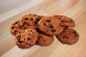 Set of sweet biscuits, food concept