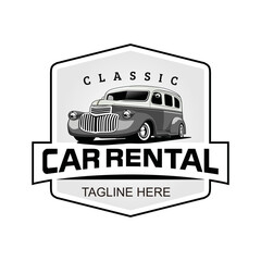 Classic car vector illustration