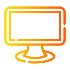monitor gradient icon