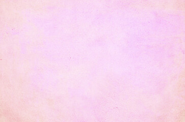 Pastel watercolor grunge texture background. Pink, peach and purple gradient color rough mortar canvas.