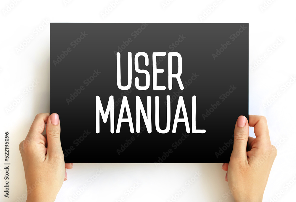 Fototapete user manual - intended to assist users in using a particular product, service or application, text o