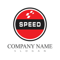 Race flag icon simple design illustration vector