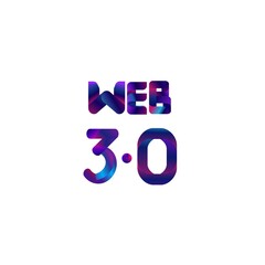 Web 3.0 Text Multicolor Typography Design with White Background.
Modern Metaverse Theme Web 3.0 Poster Design.
Futuristic Design. Future of Web 3.0.