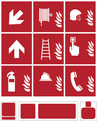 firefighting equipment sign iso standard