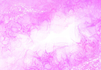 Fototapeta na wymiar ピンク色のアルコールインクを使った背景素材